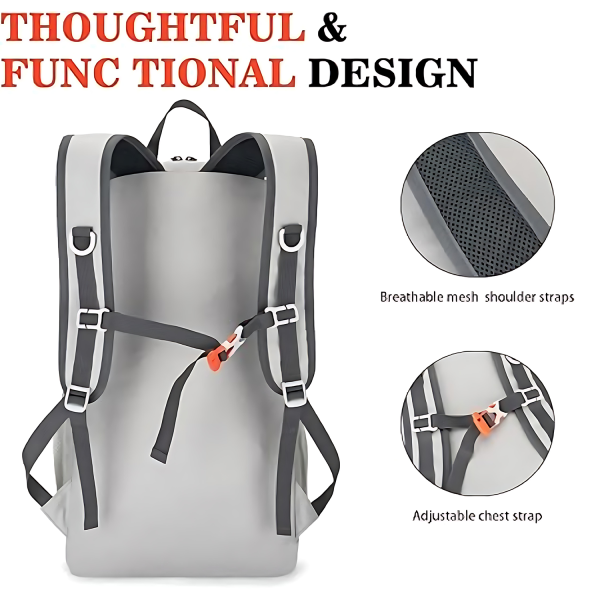 Outdoor Multi-functional Foldable Hiking Backpack - Image 6
