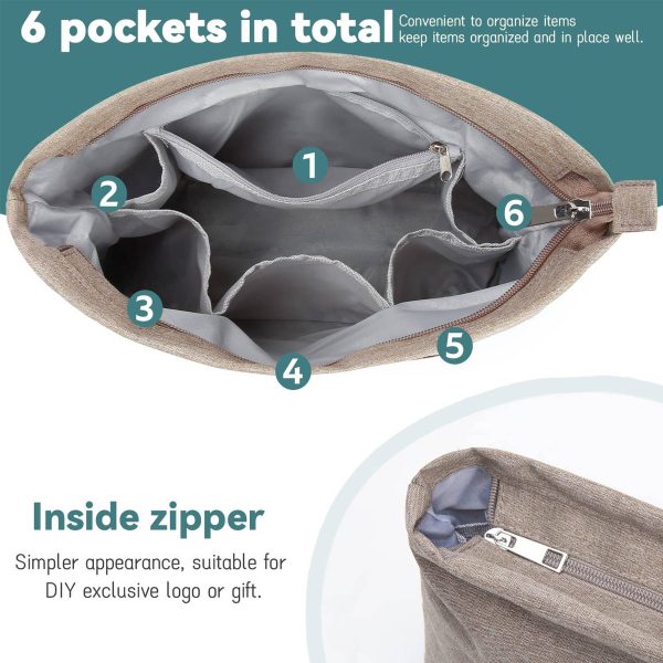 Oxford Large Water-resistant Travel Shaving Bag - Image 5