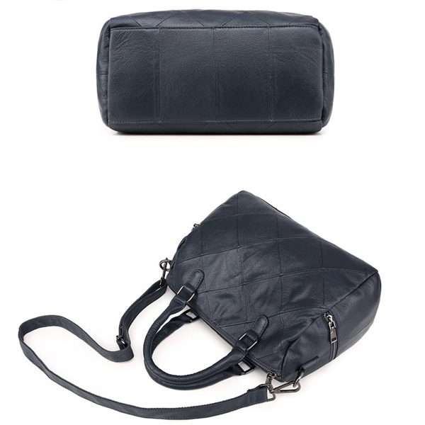 Genuine Leather Satchel Tote Bag for Women - Image 5