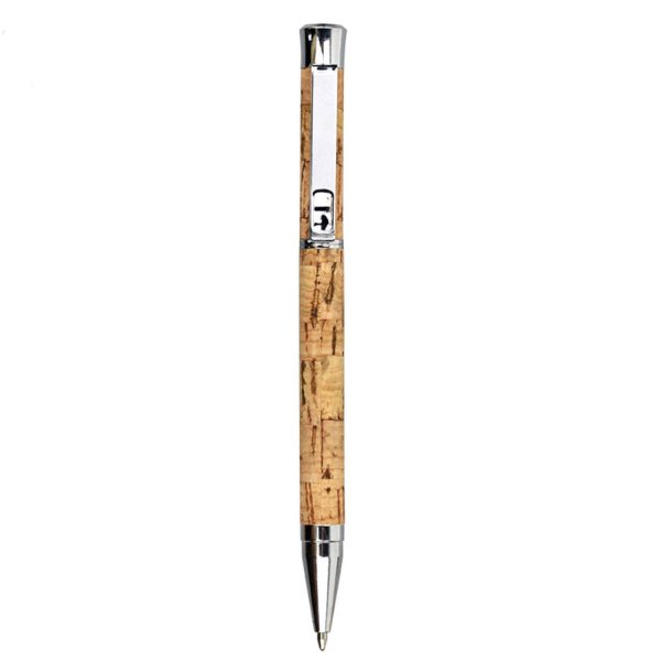 Twist Action Eco Cork Barrel Ballpoint Pen - Image 4