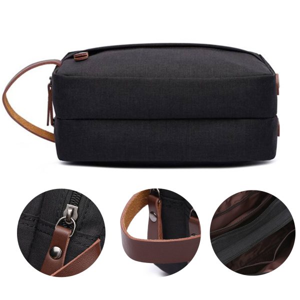 Polyester Waterproof Cosmetic Toiletry Bag - Image 7