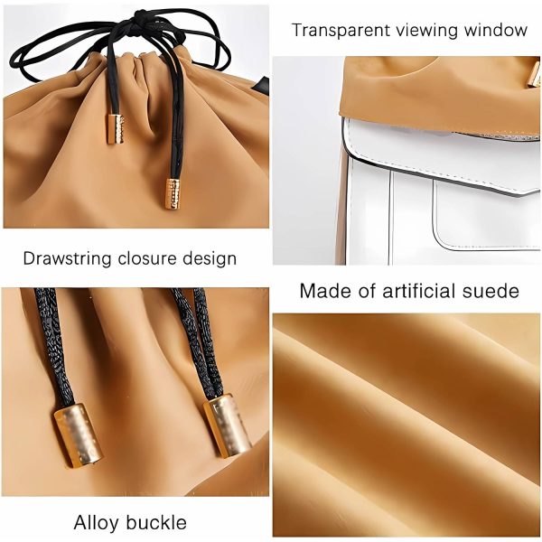 Drawstring Bags W/ Clear View Window - Image 6