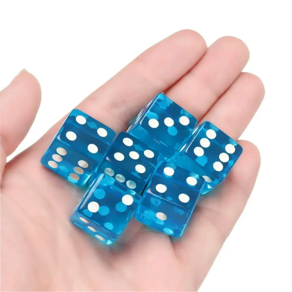 Mini Transparent Board Game Dice - Image 6