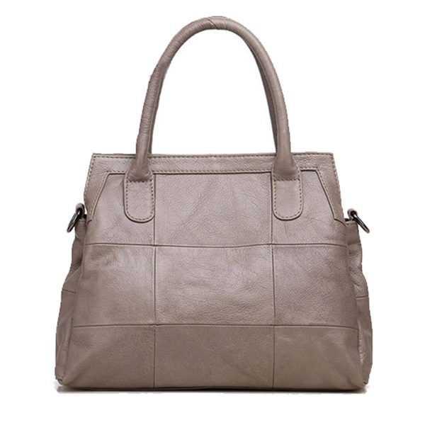 Women's Soft Genuine Leather Tote Bag - Image 2