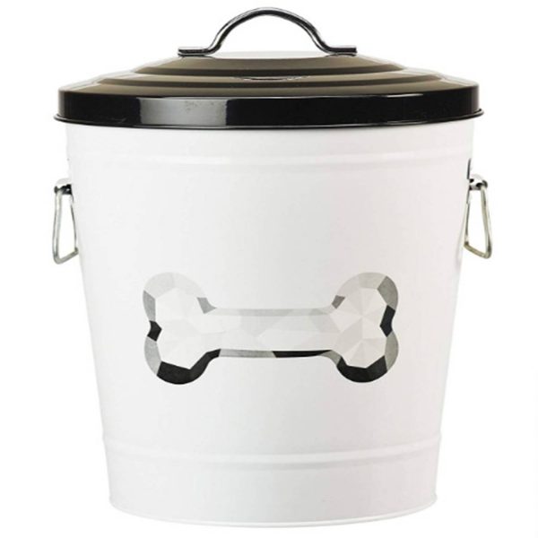 1Gallon Reusable Galvanized Pet Food Bin w/ Lid - Image 4