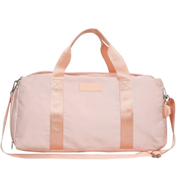 Nylon Travel Duffle Bag with Shoe Compartment & Wet Pocket - Image 2
