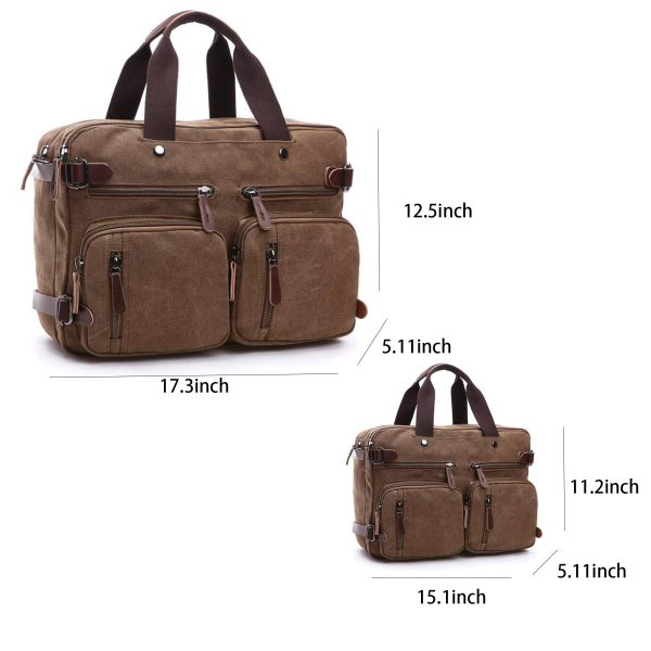 Canvas Wearable Duffel bag - Image 6