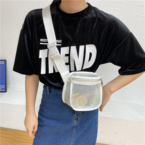 Unisex Clear PVC Fanny Pack - Image 2