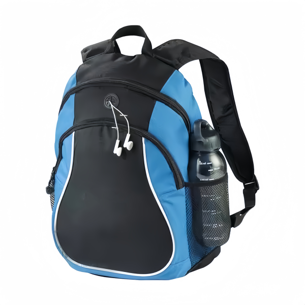Retro Sports Backpack School Collegiate w/ Earphones Slot - Image 2