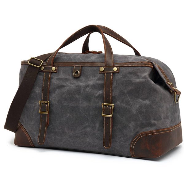 Canvas Waterproof travel sports duffel bag - Image 4