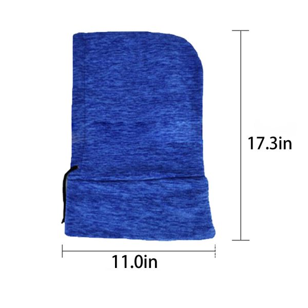 Windproof Polyester Neck Warmer Hat w/ Face Cover - Image 7