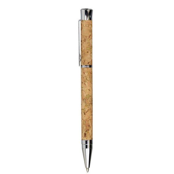 Twist Action Eco Cork Barrel Ballpoint Pen - Image 3