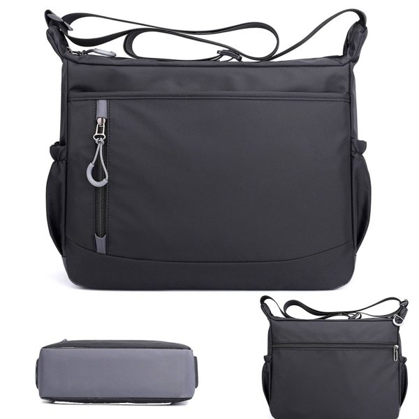 Nylon Multicolor High Capacity Crossbody Bag - Image 7
