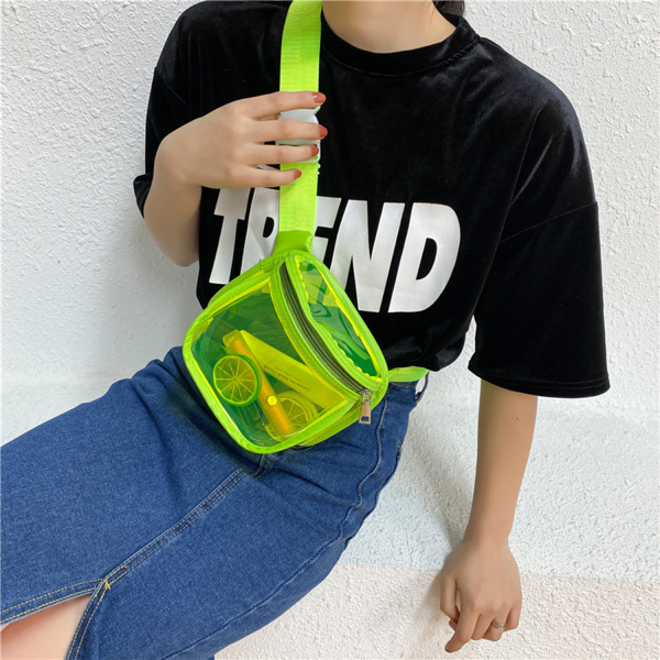 Unisex Clear PVC Fanny Pack - Image 3