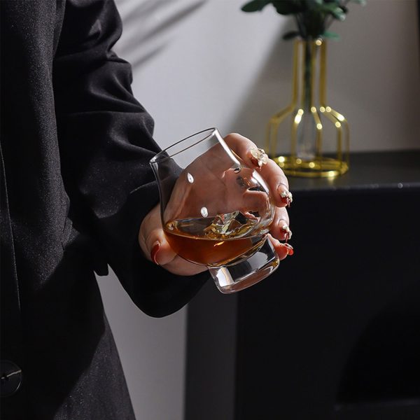 7oz Heat Resistant Borosilicate Whiskey Glass - Image 5