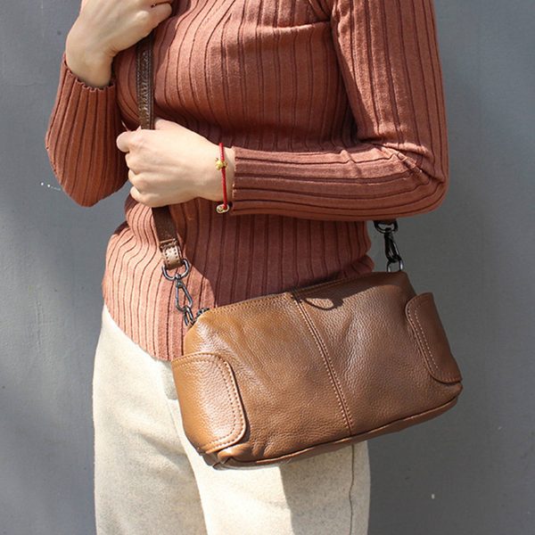 Women’s Vintage Genuine Leather Purses and Handbags - Image 4