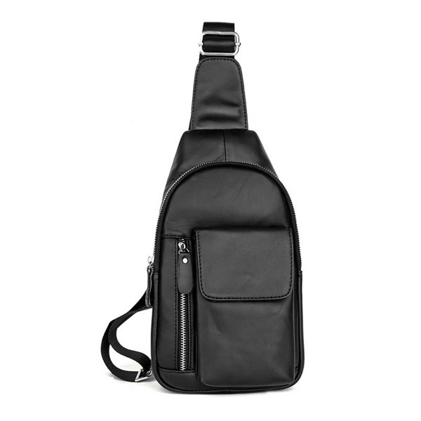 Genuine Leather Chest Bags for Travel Hiking - Image 3