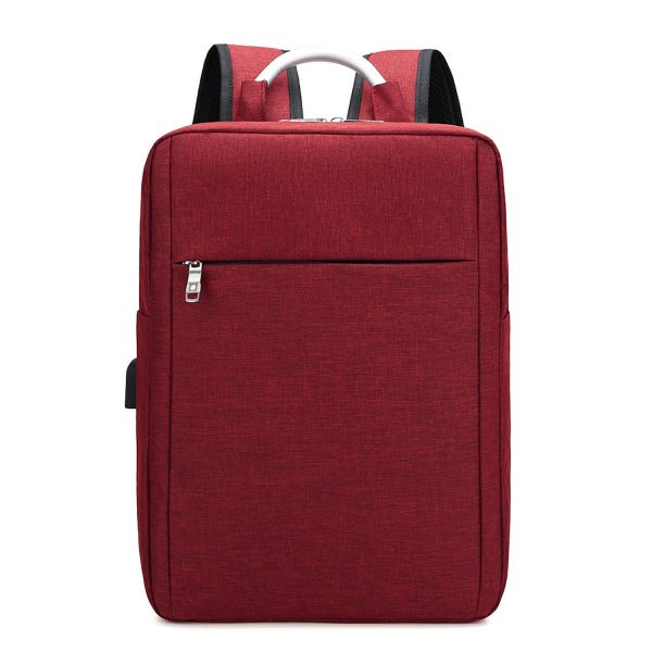 Men's Business Laptop Backpack w/ USB Charging Port - Image 3