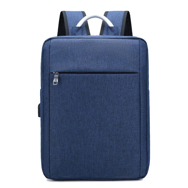 Men's Business Laptop Backpack w/ USB Charging Port