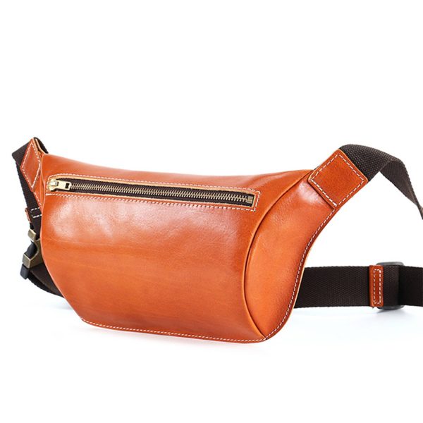 Genuine Leather Sling Bag for Men - Image 3