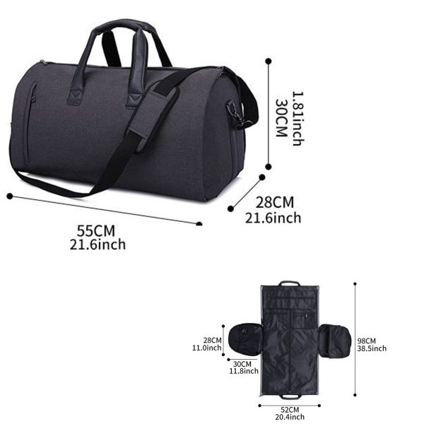 Convertible Suit with Shoes Case Waterproof DuffelBag - Image 4