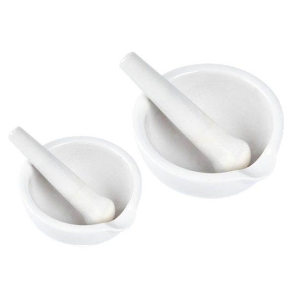 Grinding Herbs Manual Ceramic Mortar w/ Pestle - Image 5