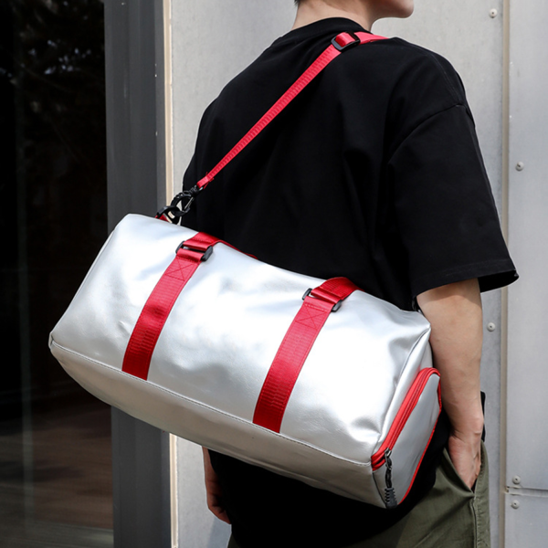 Pu Leather Gym Bag - Image 3