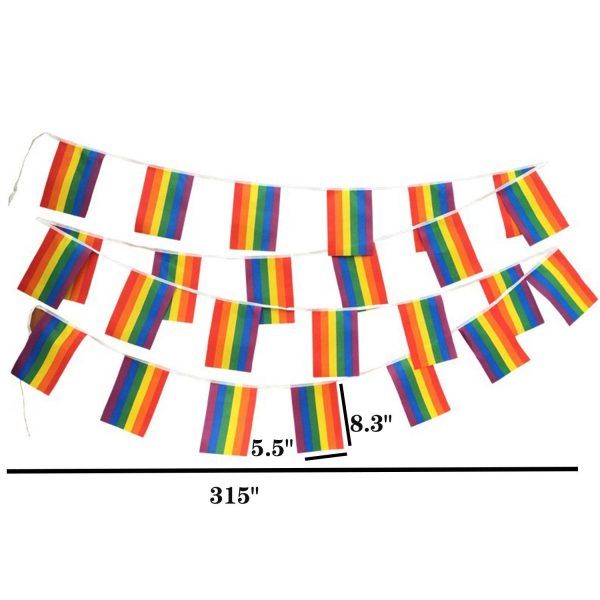 LGBT Rainbow polyester Pride Banner - Image 3