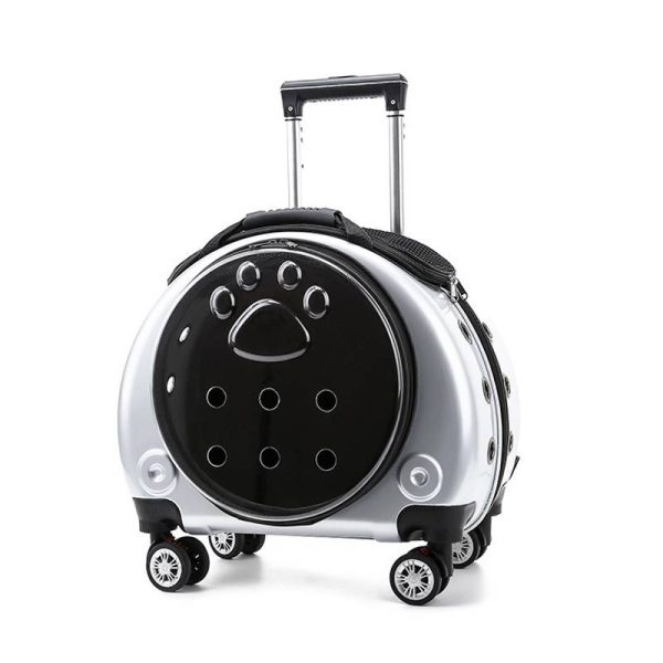 Full Transparent Pet Trolley Box Dog Bag - Image 5