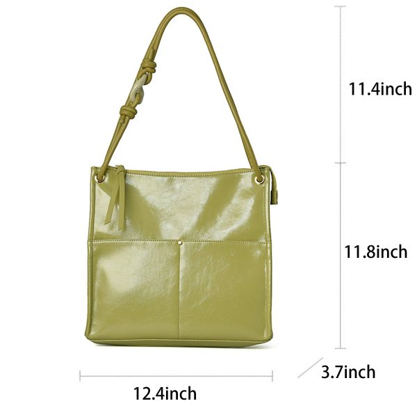 Ladies Large Capacity PU Tote Bags - Image 3