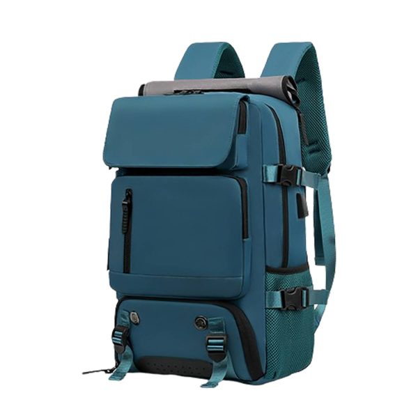 Waterproof Travel Nylon Backpack W/ External Usb - Image 3