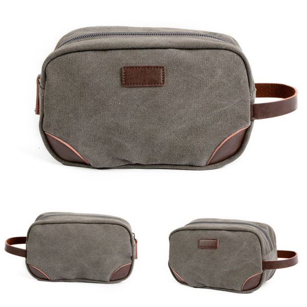 Canvas Toiletry Bag - Image 4