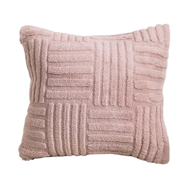 Striped Flannel Square Throw Pillow - Image 5
