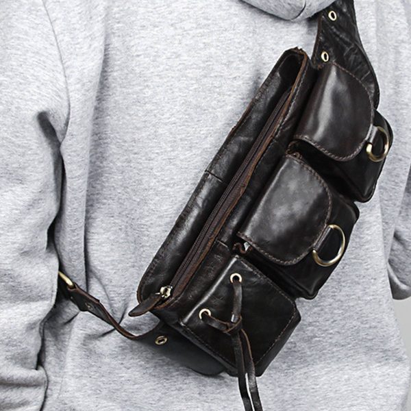 Leather Waterproof Fanny Bag - Image 2