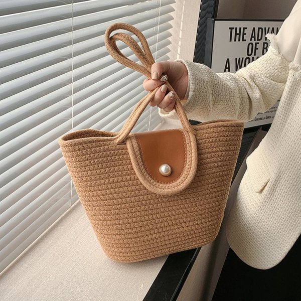 Straw Beach Tote Bags for Women - Image 3