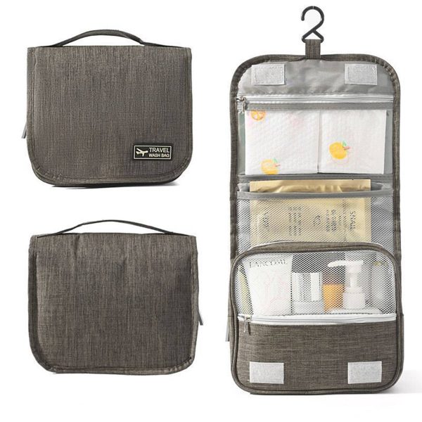 Polyester Waterproof Hanging Toiletry Bags - Image 2