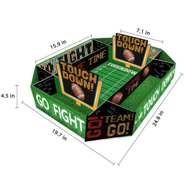Sports Party Decorations Snack Serving Tray - Image 3