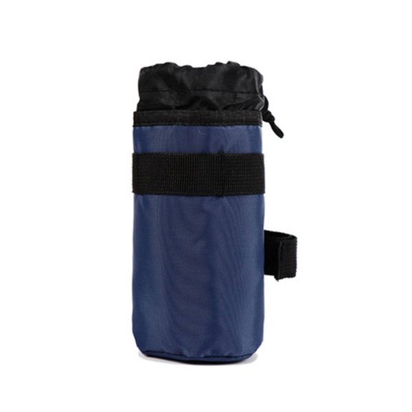 Polyester Drawstring Bike Water Bottle Insulated Bag - Image 2