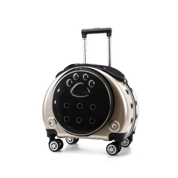 Full Transparent Pet Trolley Box Dog Bag - Image 3