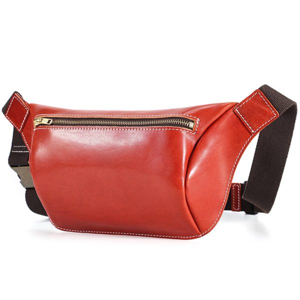 Genuine Leather Sling Bag for Men - Image 2