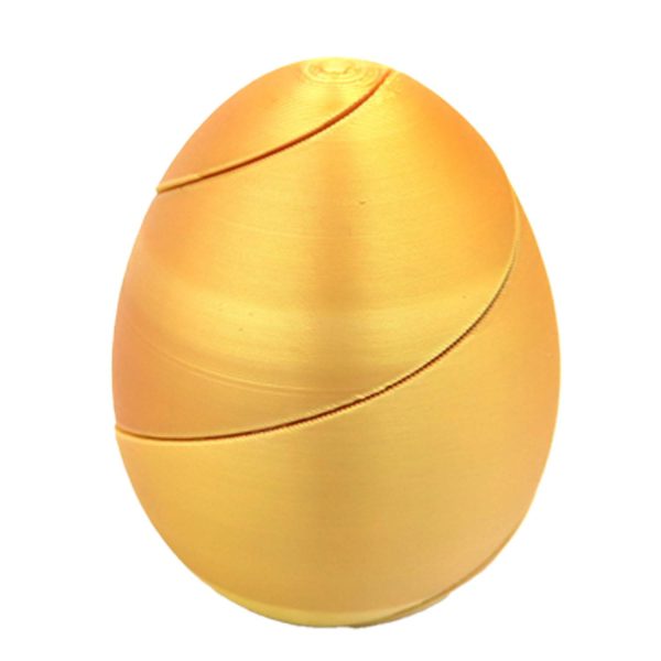 3D Printed Spiral Egg Stress Relief Toy - Image 3
