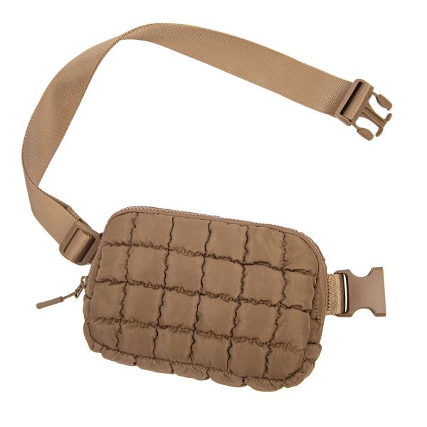 Womens Waterproof Quilted Puffer Fanny Bag - Image 4