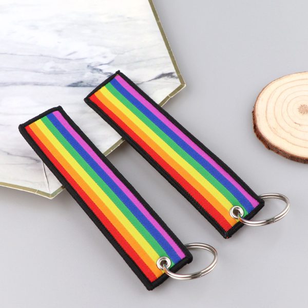 LGBT Rainbow Pride Flag Keychain - Image 6