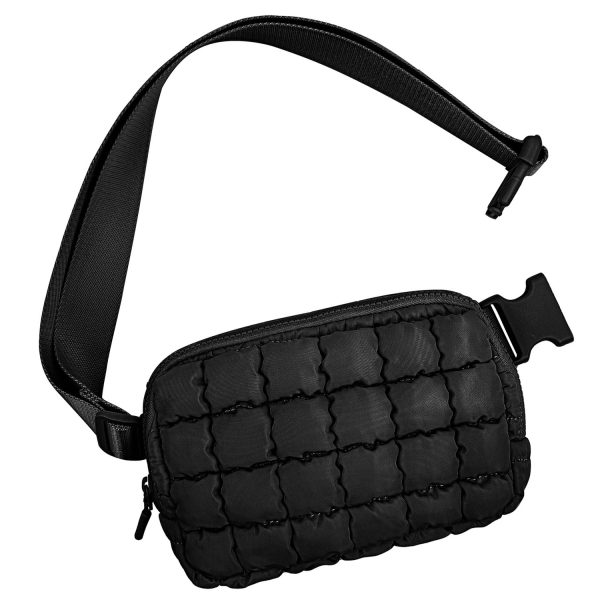 Womens Waterproof Quilted Puffer Fanny Bag - Image 2