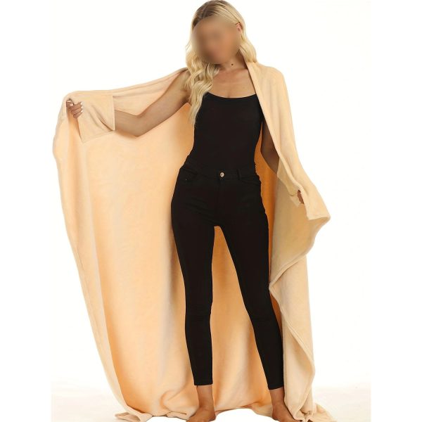 Polyester Hooded Wearable Blanket - Image 3