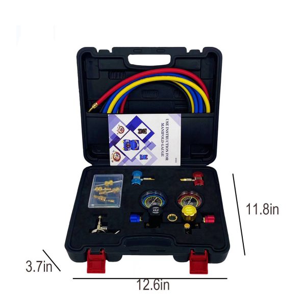 4-Way Air Conditioning Manifold Gauge Set - Image 5