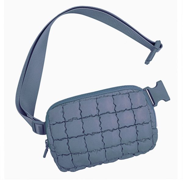 Womens Waterproof Quilted Puffer Fanny Bag - Image 3