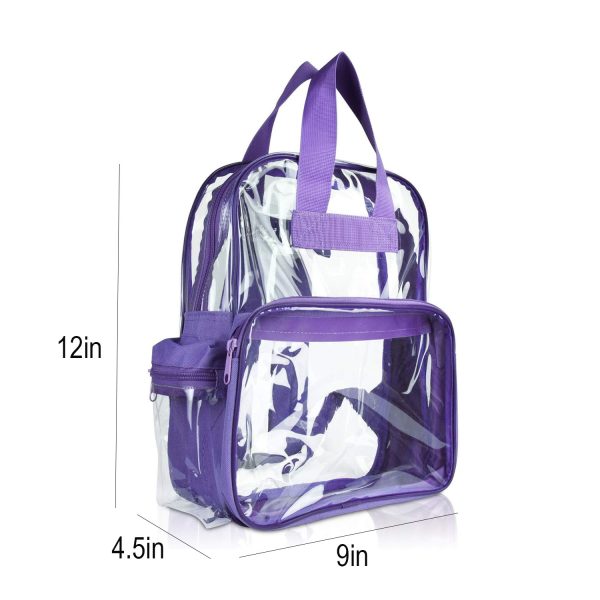 Large Capacity PVC Waterproof Clear Backpack w/ Handle - Image 5
