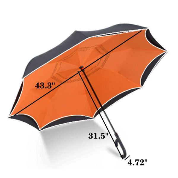 42 Inch Double Layer Reverse Umbrella - Image 4