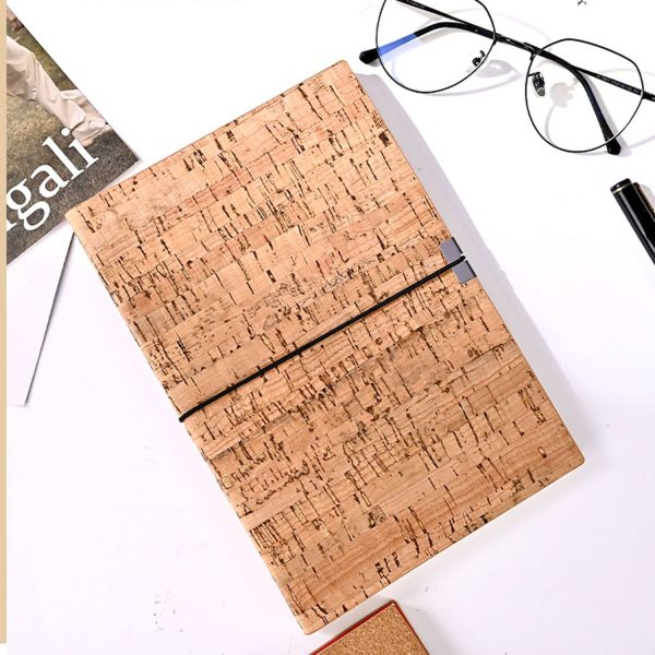 A5 Eco Friendly Cork Patchwork Notebook - Image 7